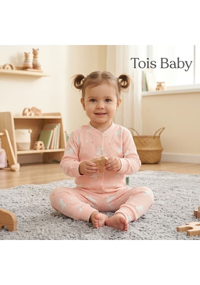 Tois Baby Organik Hastane Çıkışı Bebek Takımı Pembe Renk