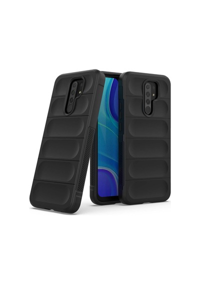 Xiaomi Redmi 9 İçin Kılıf Oslo Prime Siyah Redmi 9 İle Uyumlu Kılıf - Siyah