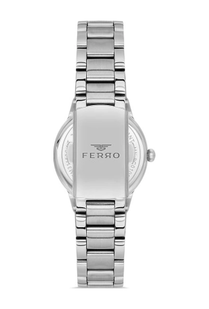 Ferro Fl21349a-a Quartz Çelik Gri 32 Mm Kadın Kol Saati Gri