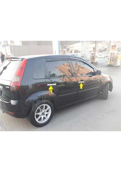 Db Chrome Ford Fiesta Kapı Kolu Nikelajı 2002-2008 4 Kapı P.Çelik