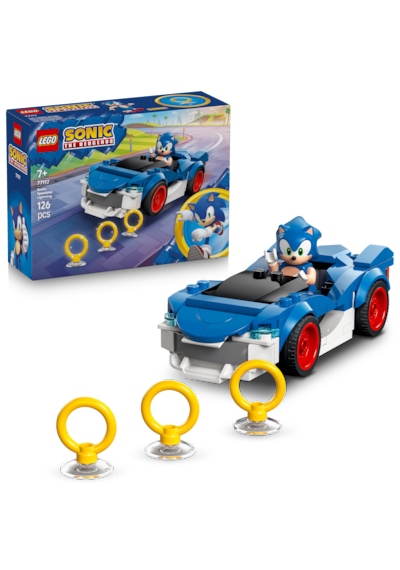 LEGO®  Sonic the Hedgehog™ Sonic: Şimşek Araba 77117 – 7 Yaş Üzeri Çocuklar için Minifigür İçeren Oyuncak Yapım Seti (126 Parça)