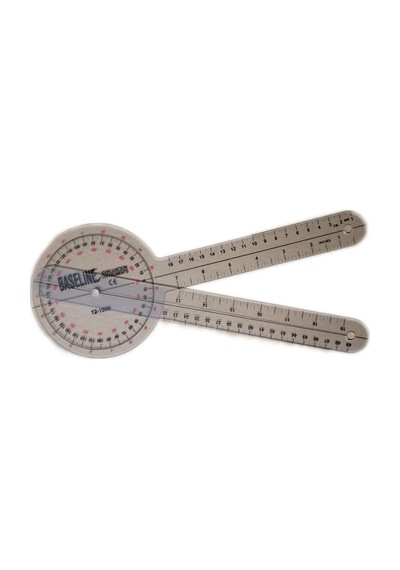 Baseline Plastik Gonyometre 360 Derece 30 CM