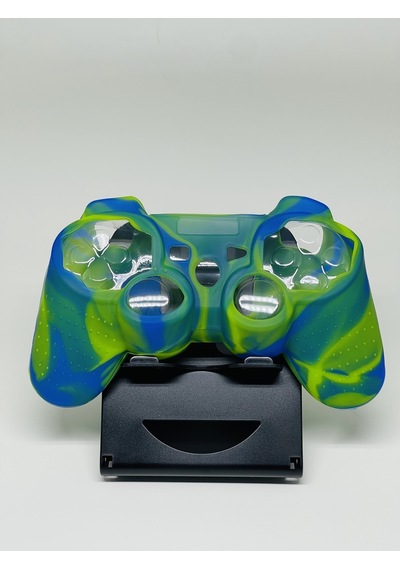 Yues PS3 Joystick Silikon Dualshock Koruyucu Desenli Kılıf Mavi Yeşil