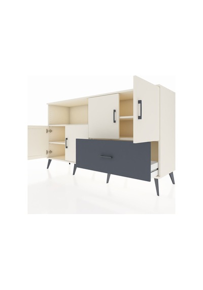 Hyperion Konsol 4 Raflı Tek Çekmeceli 4 Kapaklı 176x44x99 Aytaşı- Aytaşı-aytaşı/antrasit Hyperion Konsol 4 Raflı Tek Çekmeceli 4 Kapaklı 176x44x99 Aytaşı- Aytaşı-aytaşı/antrasit