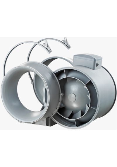 Vents TT 100 187M3/H Yuvarlak Kanal Tipi Karma Akışlı Plastik Fan