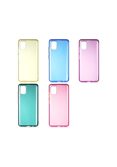 Galaxy A51 Kılıf Zore Bistro Kapak Sarı