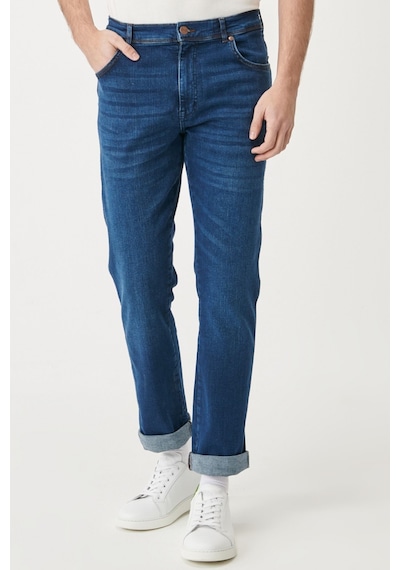 Wrangler Erkek Kot Pantolon W12SCV39X KOYU MAVİ Mavi