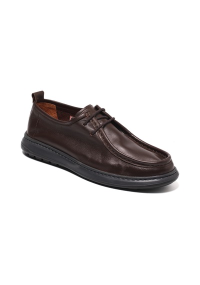 Brown Safari Oxford Klasik Erkek Ka-26y-e15303 John May Mars Shoe Brown Safari