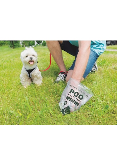 M-pets Poo Dışkı Poşeti 15 Yaprak Nane Kokulu 8li Paket