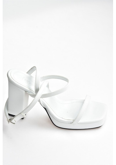 Fox Shoes Beyaz Kalın Topuklu Günlük Kadın Ayakkabı M282462709