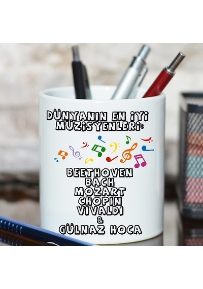 Müzik Öğretmenine Hediye Isimli Kalemlik