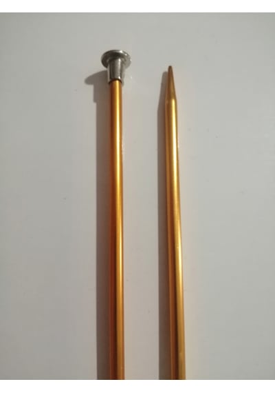 Abarta 5,0mm Renkli Metal Örgü Çocuk Şişi 25 Cm-sarı 1 Adet