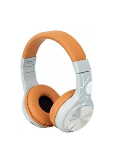 Sy-bt1607 Bluetooth 5.3 Kulaküstü Katlanabilir Mikrofonlu Kulaklık Kablosuz Sd Kart Girişi Aux Beyaz