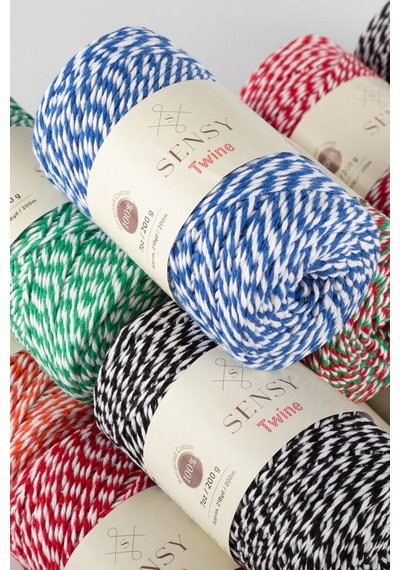 Sensy Premium 200 Metre 200 G Turuncu Beyaz Paket Ip Hediye Paketleme Ipi Marteniçka Ipi Twine Baker