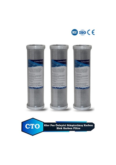 Sumarkt Açık Kasa Su Arıtma Cihazı Cto Blok Karbon Filtre 3 Adet Sumarkt Açık Kasa Su Arıtma Cihazı Cto Blok Karbon Filtre 3 Adet