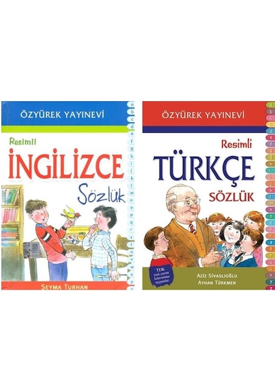Özyürek İlköğretim Resimli Türkçe - İngilizce Sözlük 2 Kitap