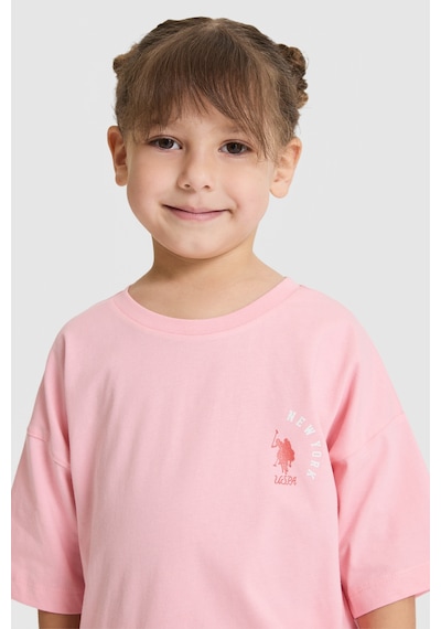 U.s. Polo Assn. Kız Çocuk Somon Pijama Takım 50326612-vr047
