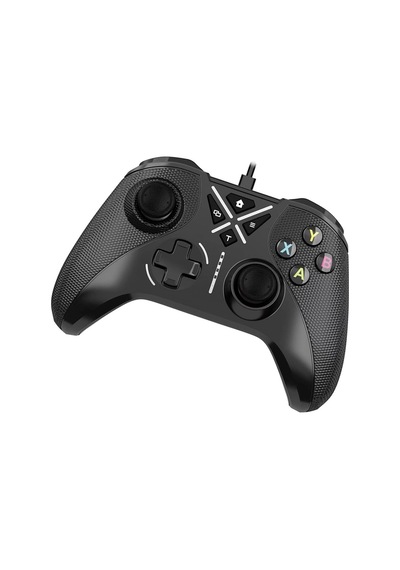 Pc Kablolu Usb Gamepad Windows 10/11 Uyumlu 3,5 Mm Ses Jaklı Makro Ve Turbo Tuşlu Oyun Kolu
