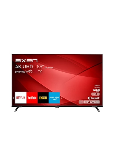 Axen AX55FIL243 55" 4K Ultra HD Smart LED TV