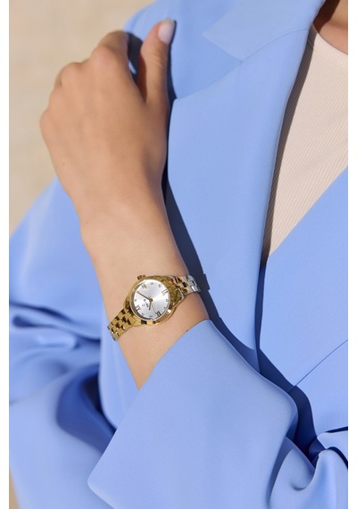 Bej/gold Accg1410 Oyster Kol Saati 28mm Bej/gold Altın