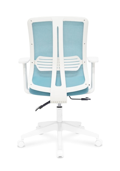 Zeon Büro Ofis Sistemleri // Comfort Cool Mint Ofis Çalışma Koltuğu Beyaz - Mavi
