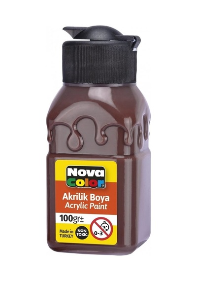 Nova Color Akrilik Boya 100 Ml Kahve Çok Renkli