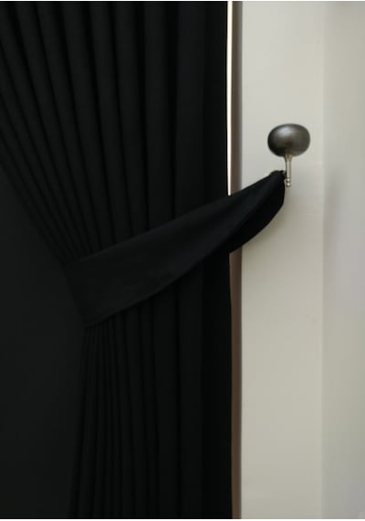 Taç Soft Siyah Fon Perde (481097295) Siyah