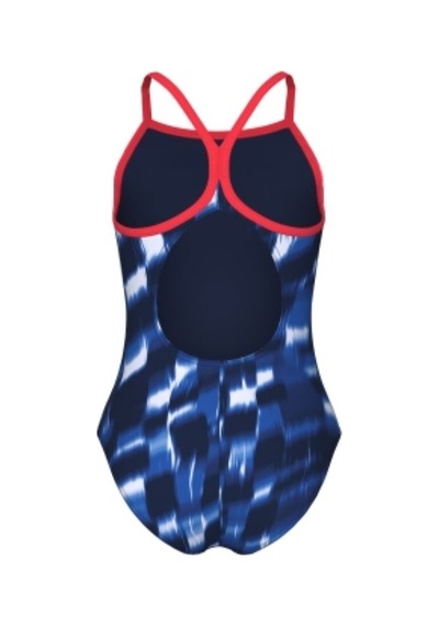 Arena G Wave Swimsuit Lightdrop Back Mavi Kız Çocuk Mayosu 011740200 Çok Renkli