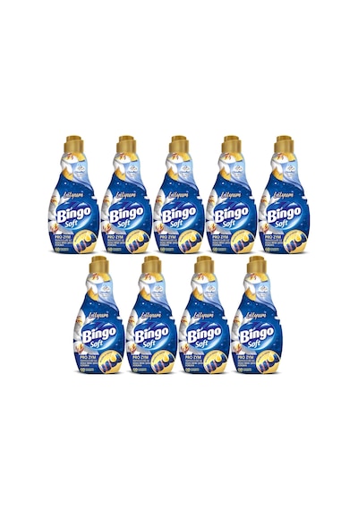 Bingo Soft Çamaşır Yumuşatıcı Konsantre 1440ml Lilyum 9 Lu Set 9'lu Set