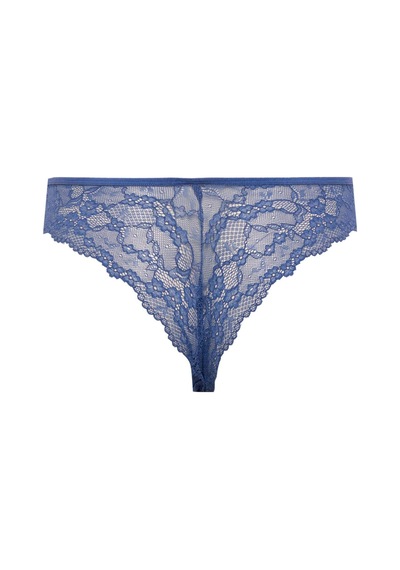 DeFacto Dantel Brazilian Külot-Fall in Love T3197AZ25SPIN33 İndigo