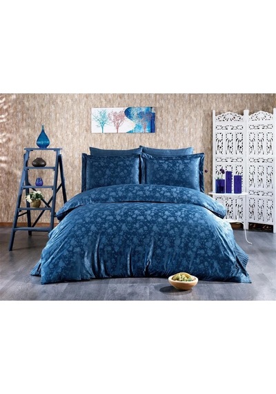 Rita Bambu Jakar Kumaş Indigo Ikili Oksford 60x80 Cm Yastık Kılıfı-1333 Çok Renkli