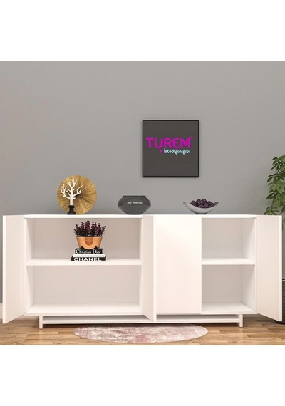 Ceviz Konsol Mdf Siyah Ceviz Konsol Mdf Siyah