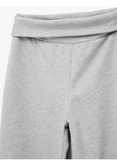Koton Beli Katlı Rahat Kalıp Modal Karışımlı Şardonlu Jogger Eşofman Altı Kar Melanj 6sal40086ık Gri Melanj Koton Beli Katlı Rahat Kalıp Modal Karışımlı Şardonlu Jogger Eşofman Altı Kar Melanj 6sal40086ık Gri Melanj