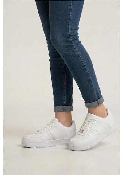 Papuçcity Slzr 067 Unisex Günlük Sneaker Spor Ayakkabı Beyaz