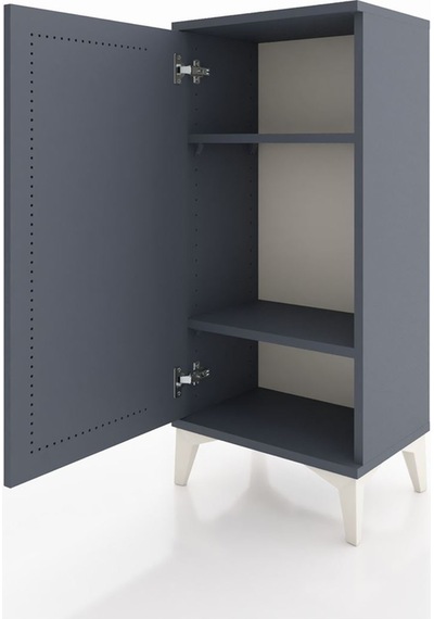 Arges Komodin 2 Raflı Tek Kapaklı 44x30x96 Antrasit-antrasit Antrasit Arges Komodin 2 Raflı Tek Kapaklı 44x30x96 Antrasit-antrasit Antrasit