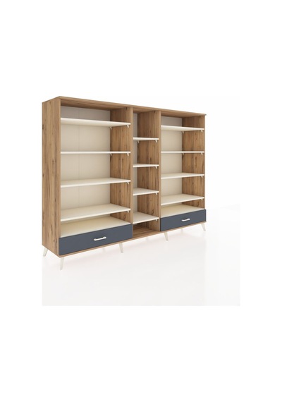 Hyperion Dolap 14 Raflı 2 Çekmeceli 220x44x163 Çam-aytaşı/antras Çam-aytaşı/antrasit Hyperion Dolap 14 Raflı 2 Çekmeceli 220x44x163 Çam-aytaşı/antras Çam-aytaşı/antrasit