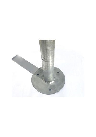 Galvaniz Yuvarlak Direk 2,5 Metre Flanşlı