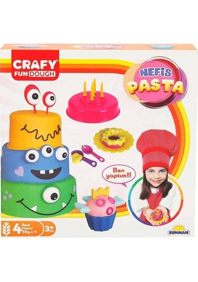 Crafy Nefis Pasta Oyun Hamur Seti 200 G 17 Parça