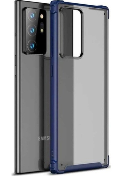 Galaxy Note 20 Ultra Kılıf Zore Volks Kapak Lacivert