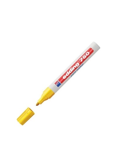 Edding Paint Marker 2-4 Mm Yuvarlak Uç Sarı Ed75005