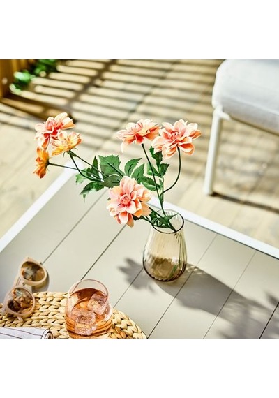Ikea Smycka Yapay Çiçek, Turuncu, 66 Cm, İç-dış Mekan Yıldız Çiçeği
