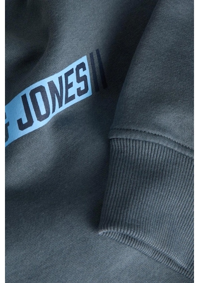 Jack & Jones Jack&jones 12298431 Jjmunk Sweat Crew Neck Turbulence Erkek Sweatshirt Mavi