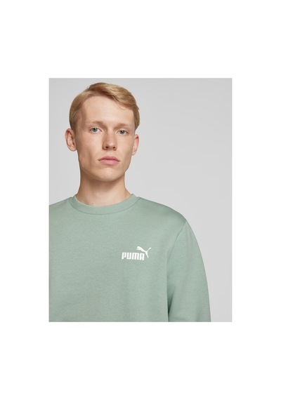 Puma Performance Sweatshirt Met Label Print In Lime Green Siyah