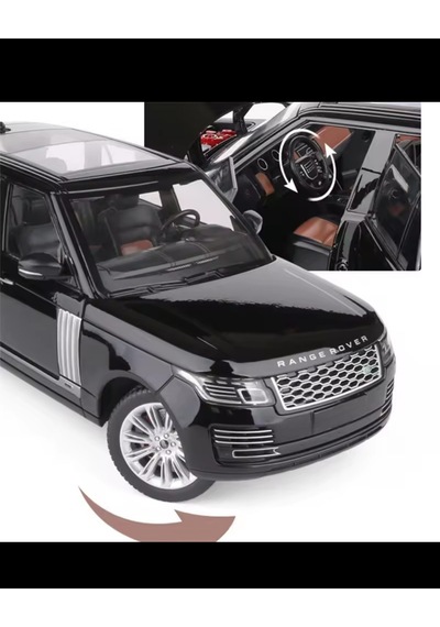 Hmb 1:18 Ölçek Range Rover 50th Annıversary Edıtıon Siyah Minyatür Metal Model Araba