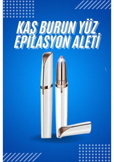Northcity Yüz Epilatör - Kaş Bıyık Tüy Alma Aleti Usb Şarjlı Led Işıklı