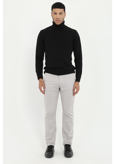 Dufy Erkek Regular Fit Gri Pantolon-19102