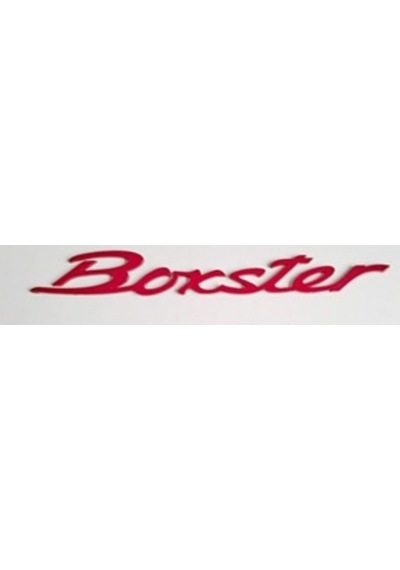Porsche Uyumlu Yazı Boxster 3.5 27.5 Cm Büyük Kırmızı