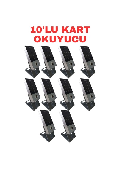 Sr-212 Em Parmak İzi Kart Okuyucu 125 Khz Dokunmatik Şifreli Biyometrik Geçiş Kontrol Sistemi 10000 Kullanıcı 10 Adet