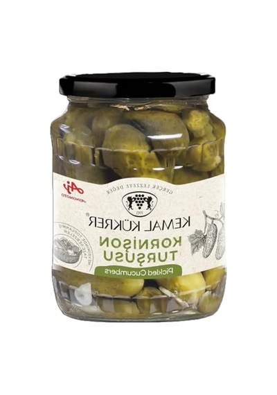680 Gr Cam Kavanozda Kornişon Turşu No:2 2.8 L