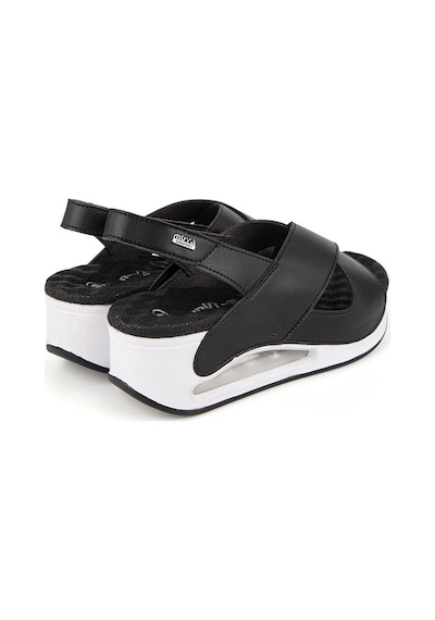 Muya Assos Anatomik Air Max Taban Kadın Cırtlı Sandalet Siyah 37